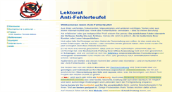 Desktop Screenshot of anti-fehlerteufel.de