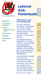 Mobile Screenshot of anti-fehlerteufel.de